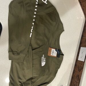 North Face long sleeve XXL Army Green